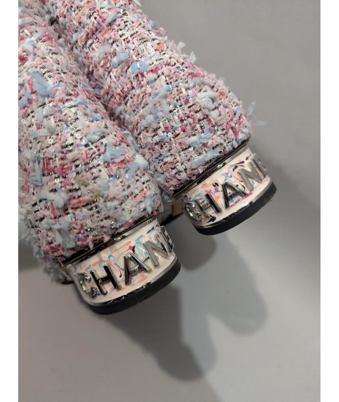 CHANEL Розовые ботильоны, фото 5