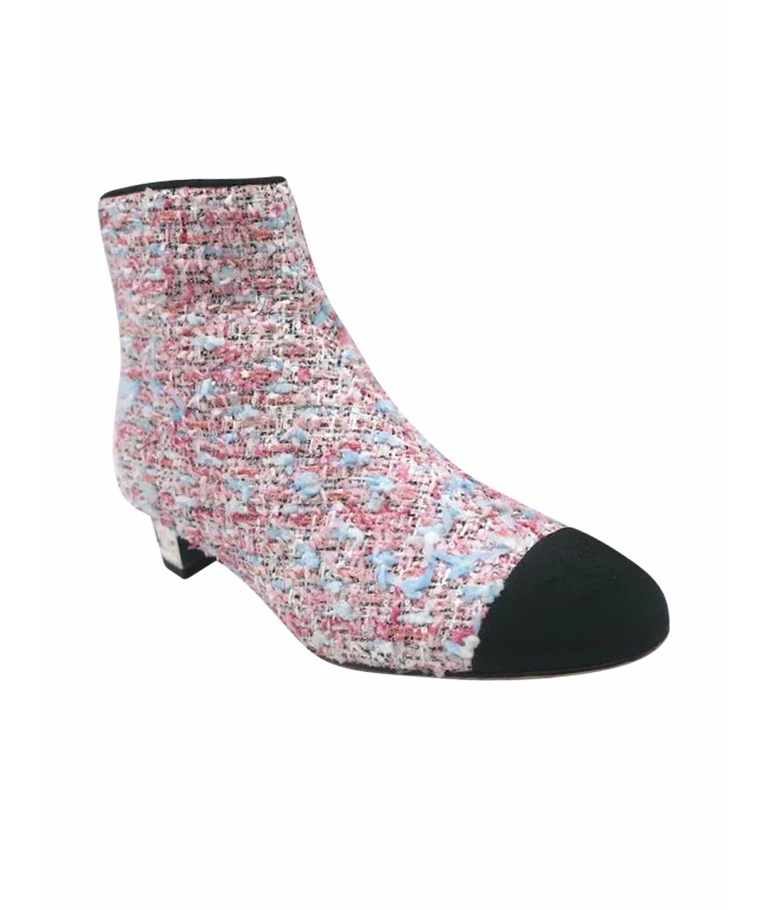 CHANEL Розовые ботильоны, фото 1