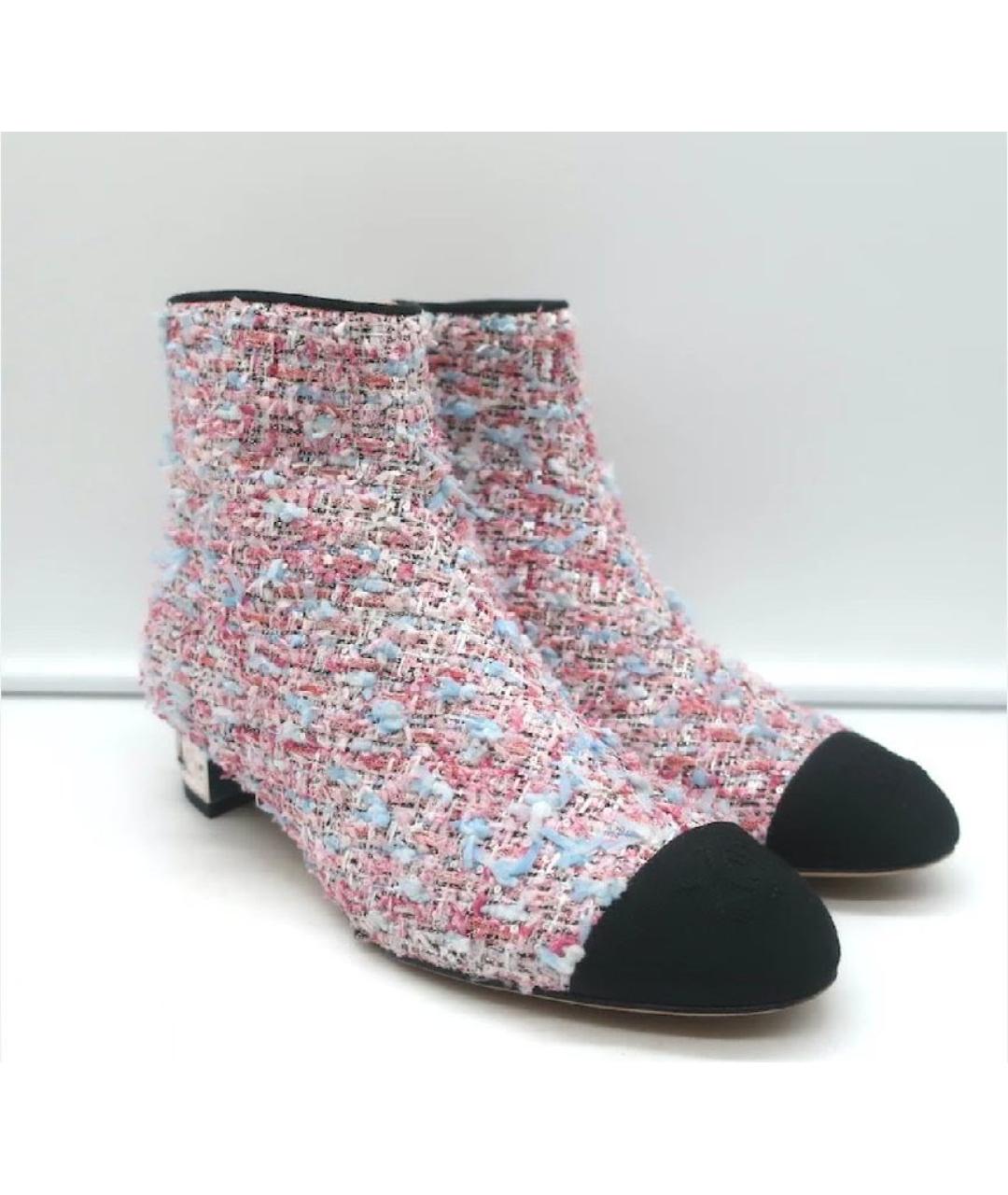 CHANEL Розовые ботильоны, фото 10