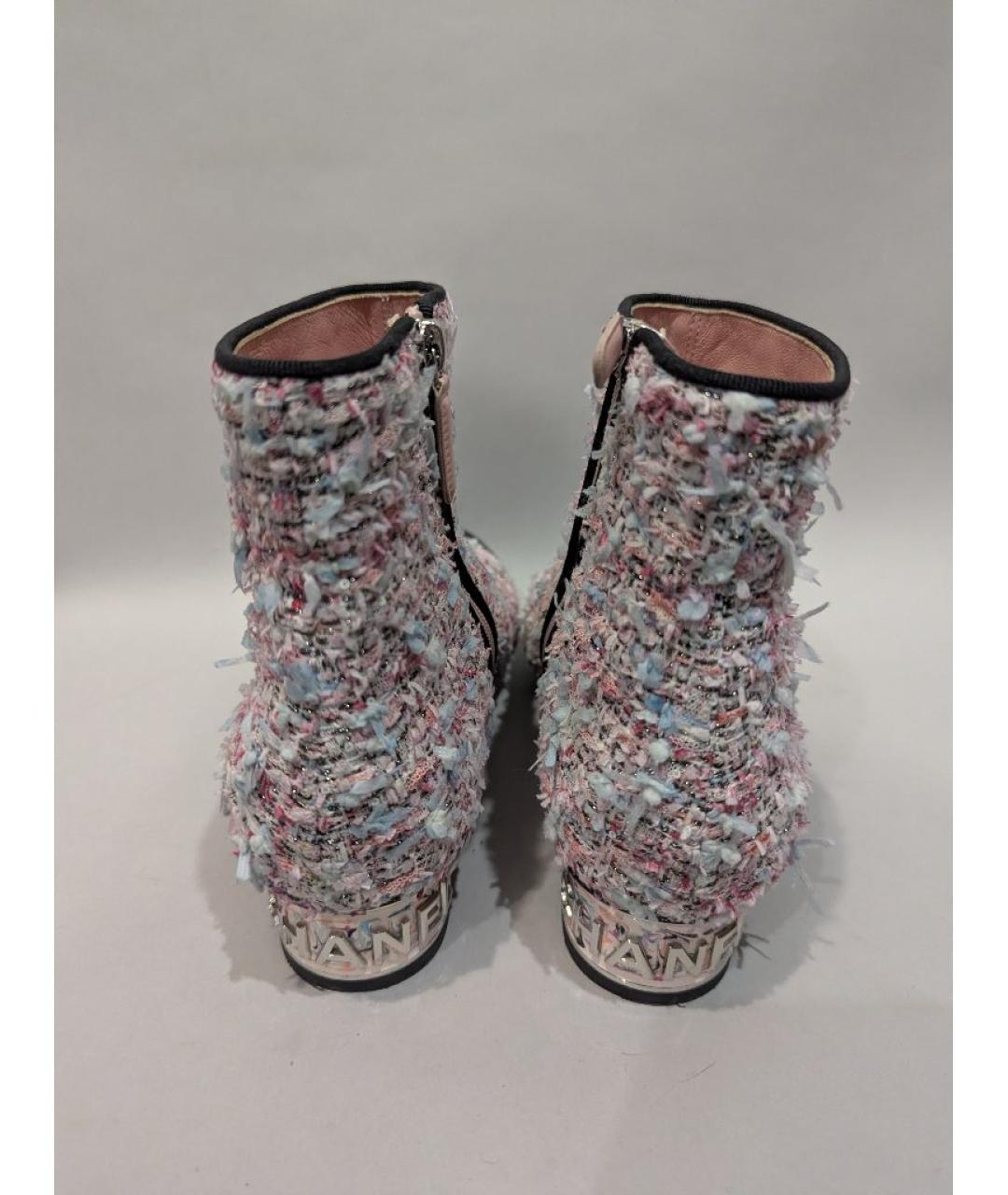 CHANEL Розовые ботильоны, фото 4