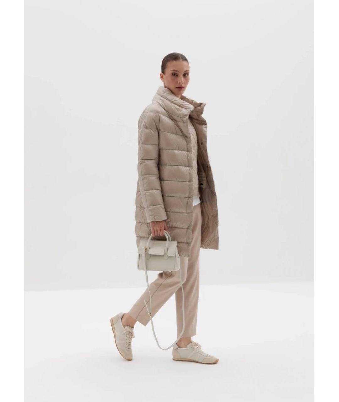 PESERICO Бежевый пуховик, фото 7