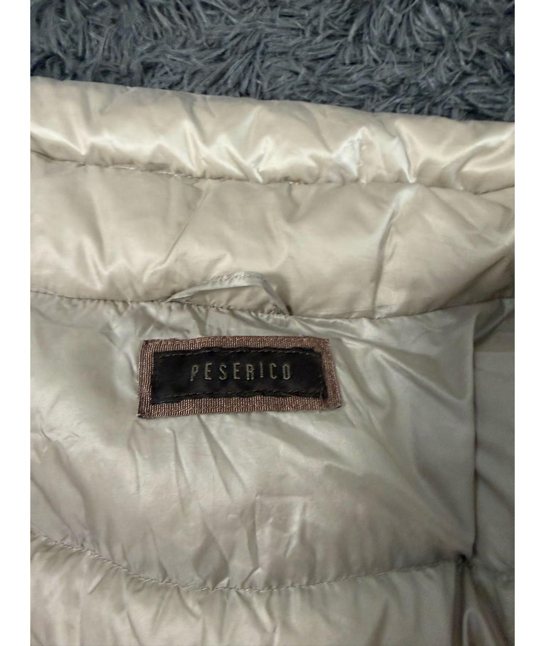 PESERICO Бежевый пуховик, фото 5
