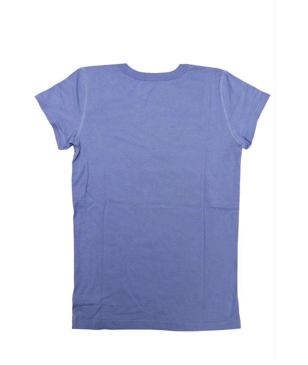 DOLCE & GABBANA KIDS Синяя хлопковая детская футболка, фото 2