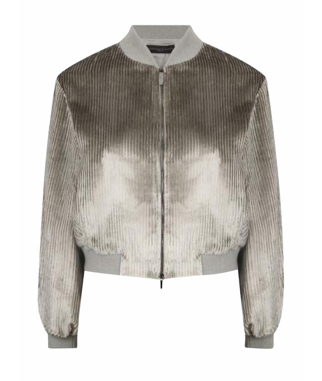 FABIANA FILIPPI Серый вискозный костюм с брюками, фото 1