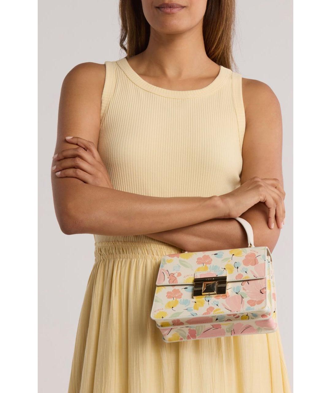 FURLA Мульти кожаная сумка с короткими ручками, фото 6