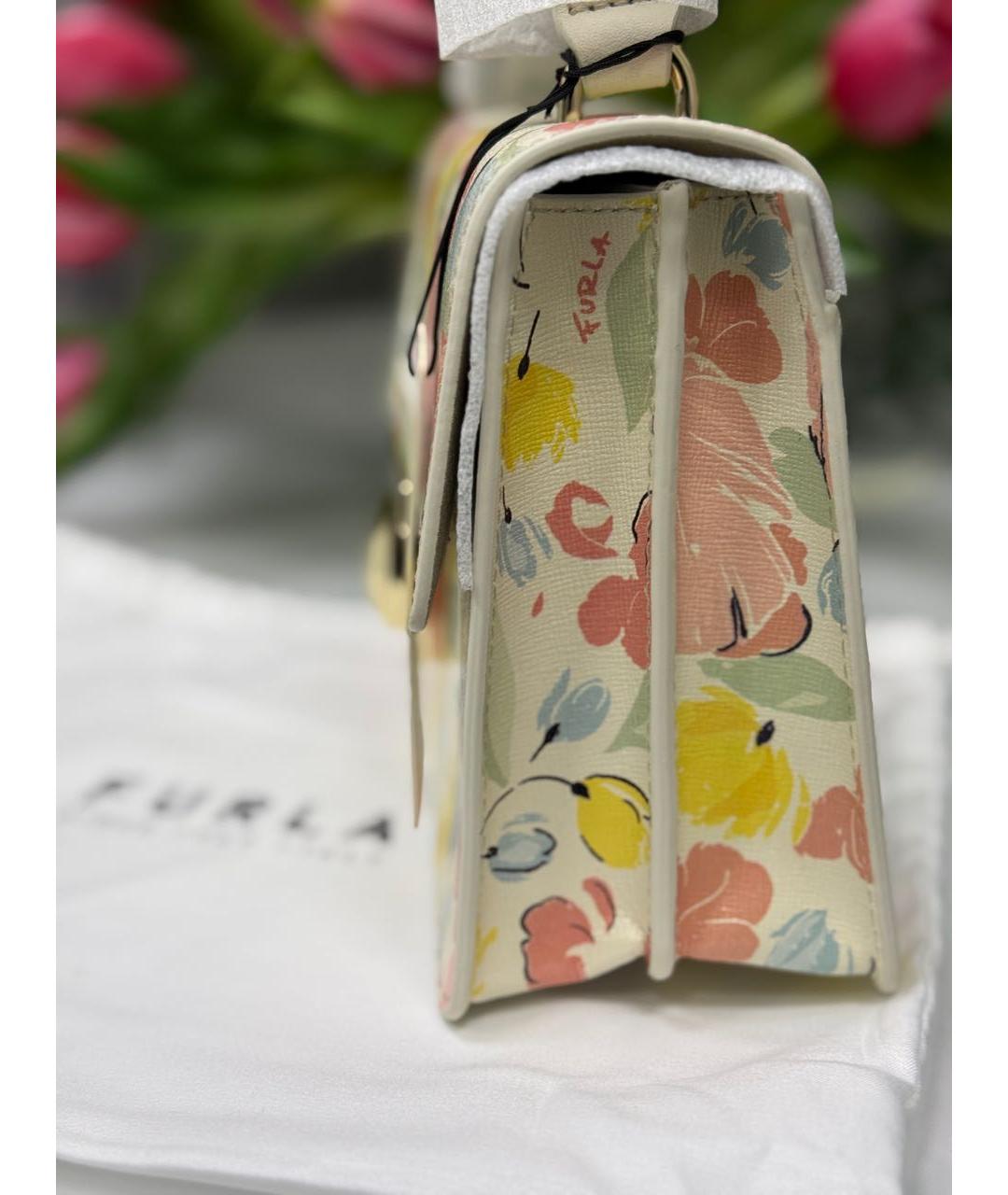 FURLA Мульти кожаная сумка с короткими ручками, фото 2