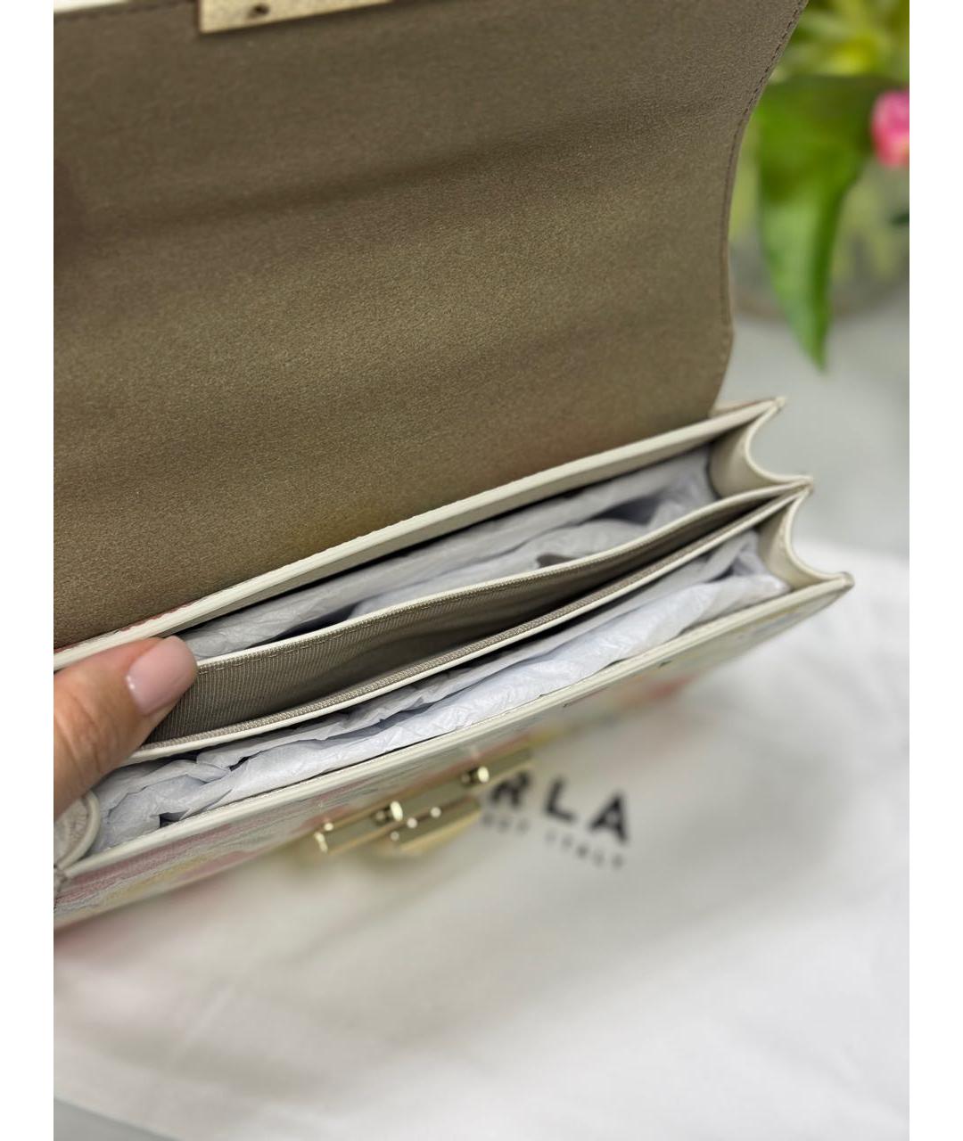 FURLA Мульти кожаная сумка с короткими ручками, фото 4