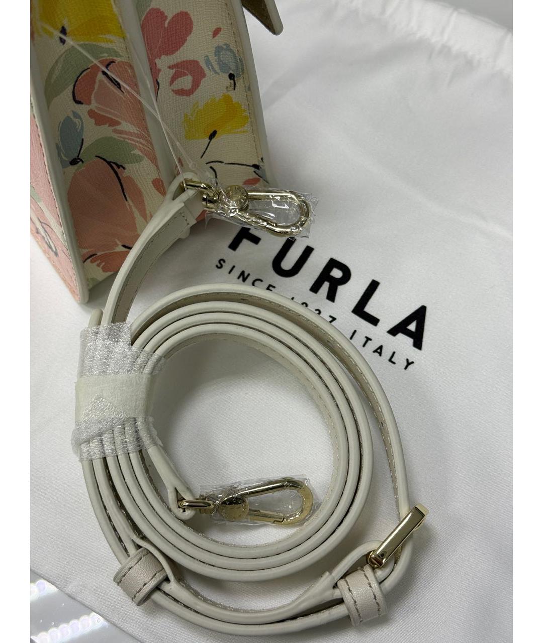 FURLA Мульти кожаная сумка с короткими ручками, фото 5