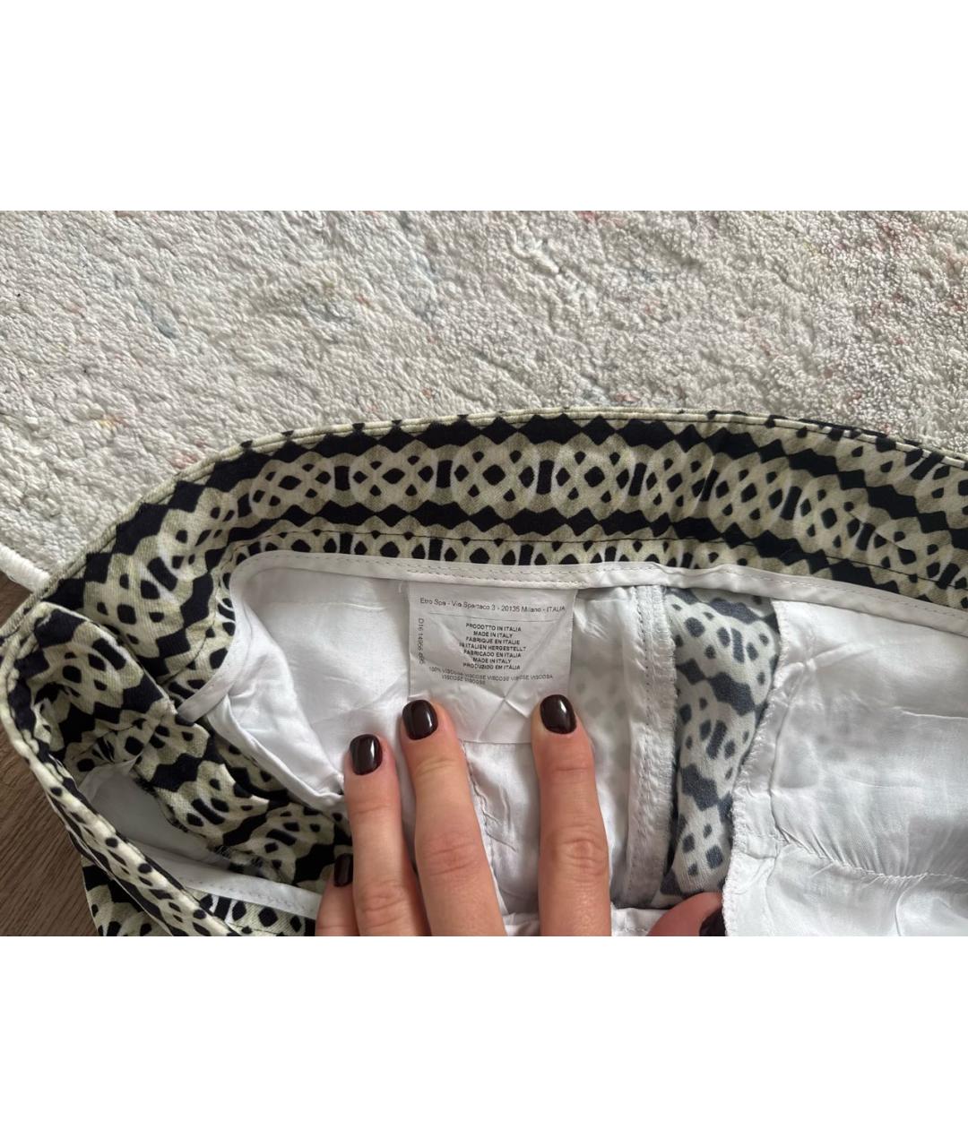 ETRO Вискозные брюки узкие, фото 5