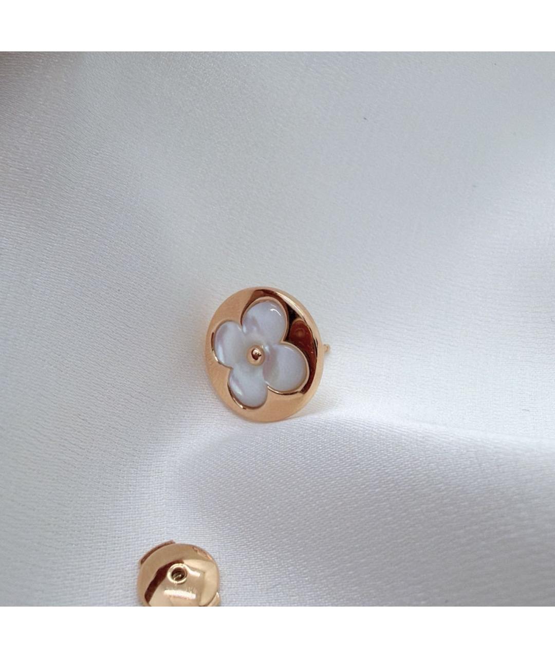 LOUIS VUITTON Золотые серьги из розового золота, фото 9
