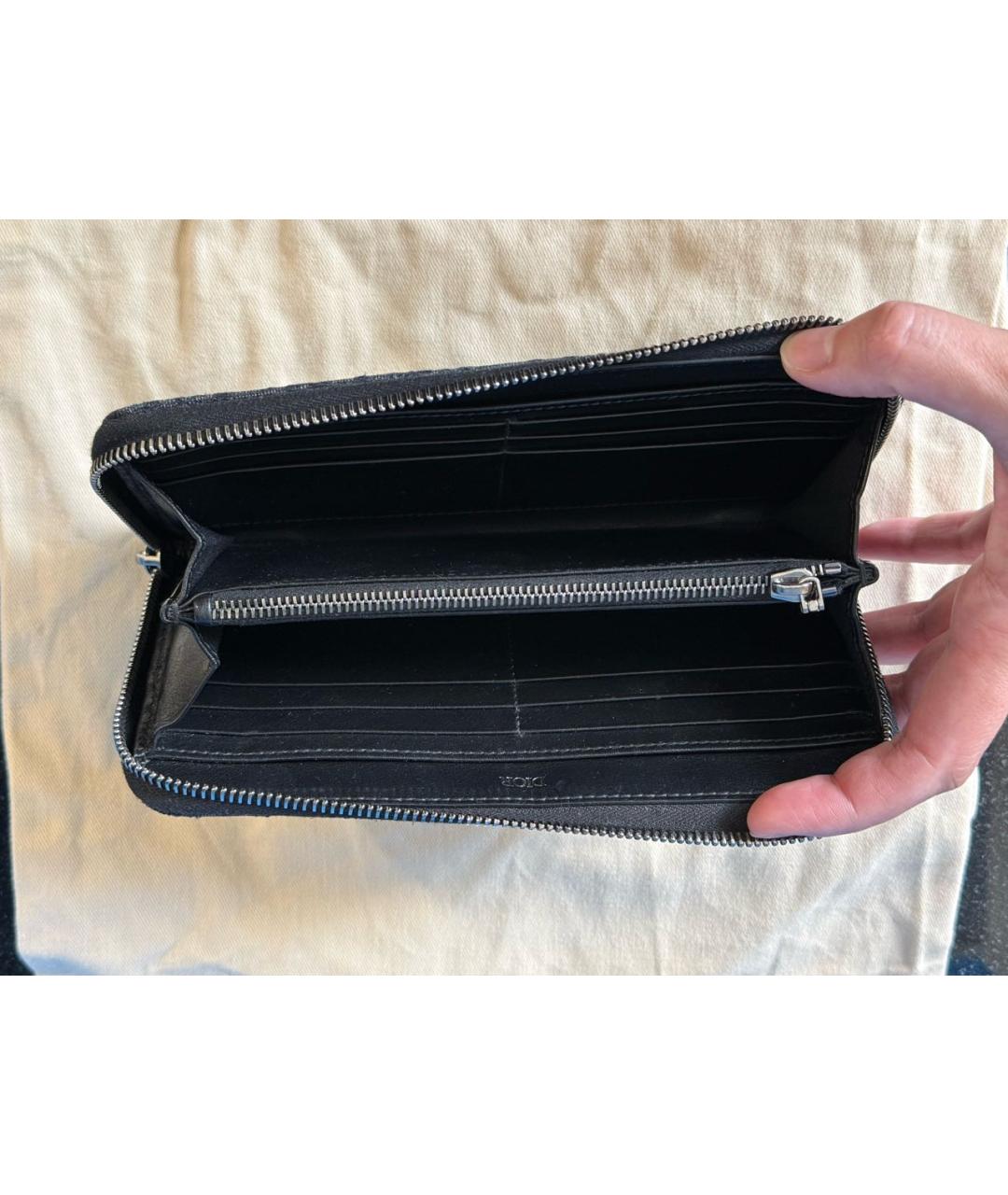 CHRISTIAN DIOR Черный кошелек, фото 7