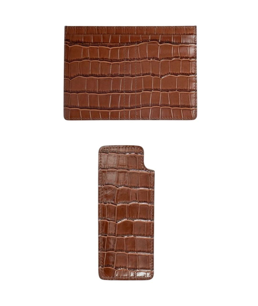 12 STOREEZ Коричневый кожаный кардхолдер, фото 9