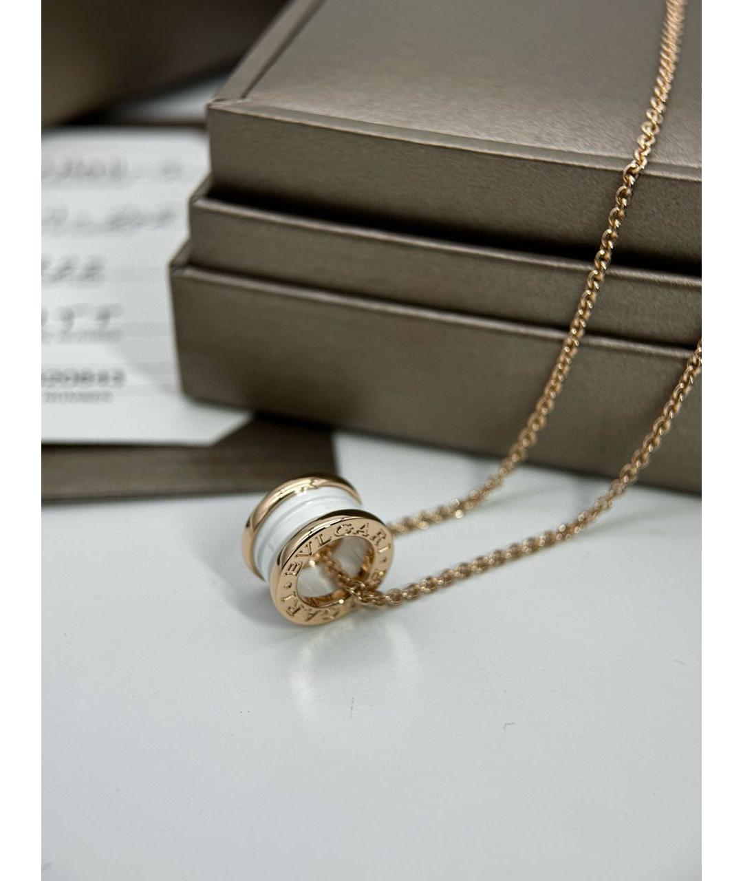 BVLGARI Золотое колье из розового золота, фото 3