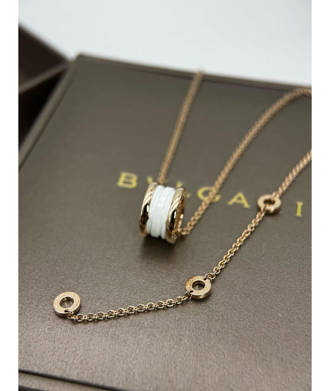 BVLGARI Золотое колье из розового золота, фото 2