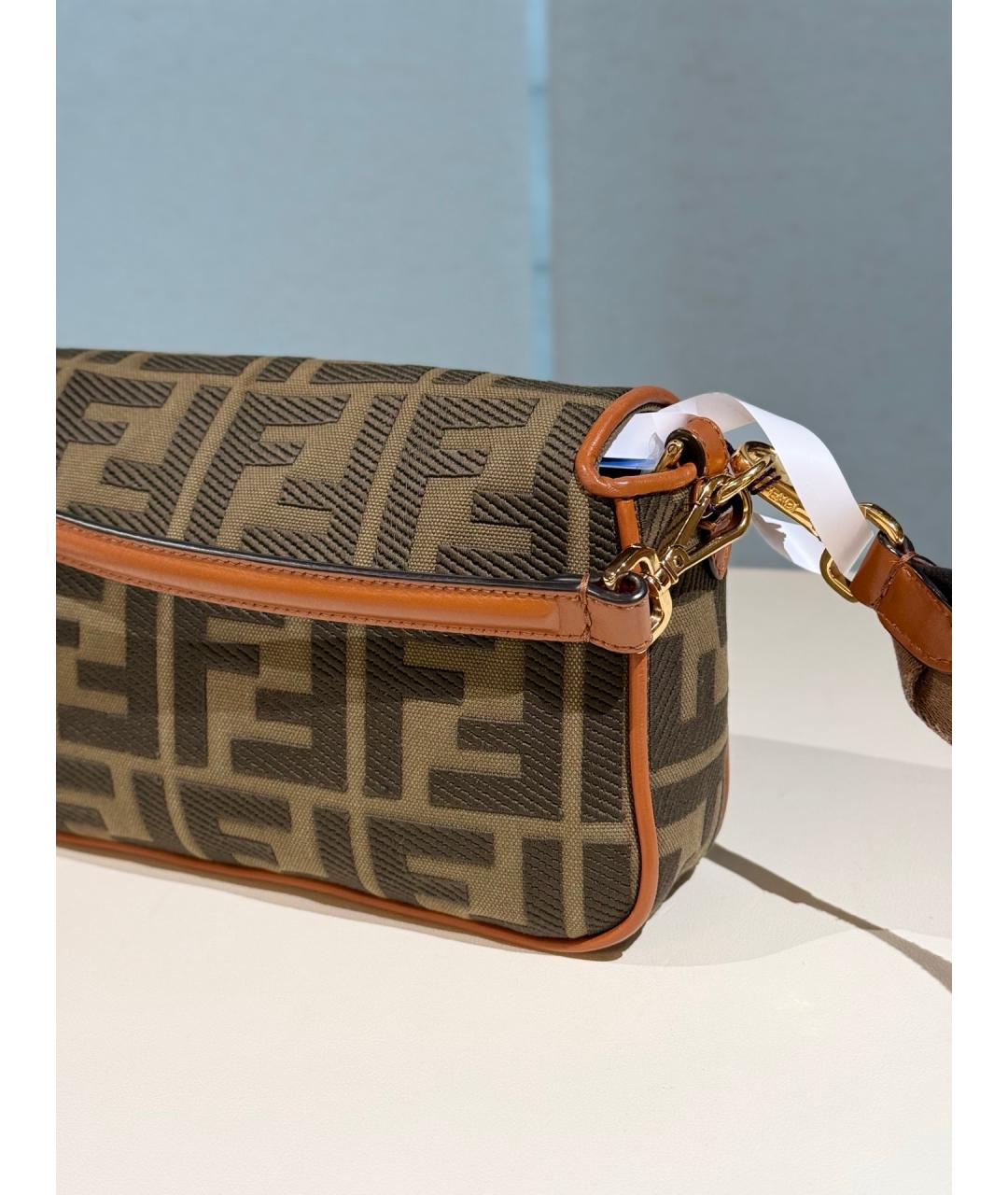 FENDI Коричневая сумка через плечо, фото 6