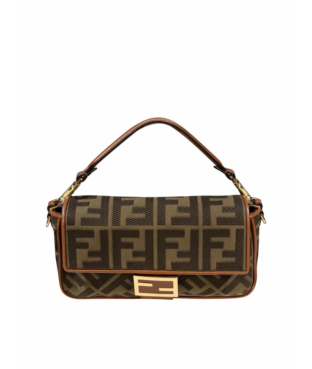 FENDI Коричневая сумка через плечо, фото 1