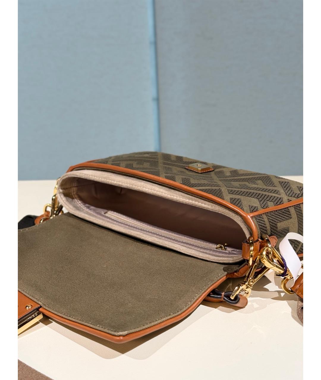 FENDI Коричневая сумка через плечо, фото 8