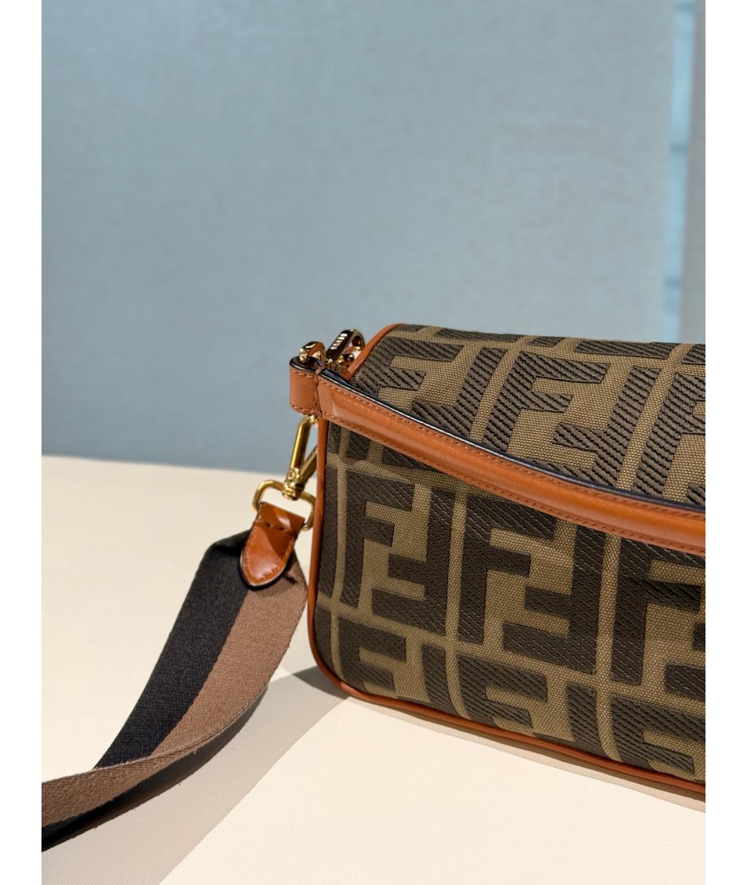 FENDI Коричневая сумка через плечо, фото 7