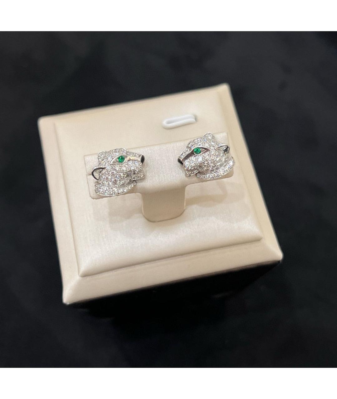 CARTIER Серебряные серьги из белого золота, фото 6