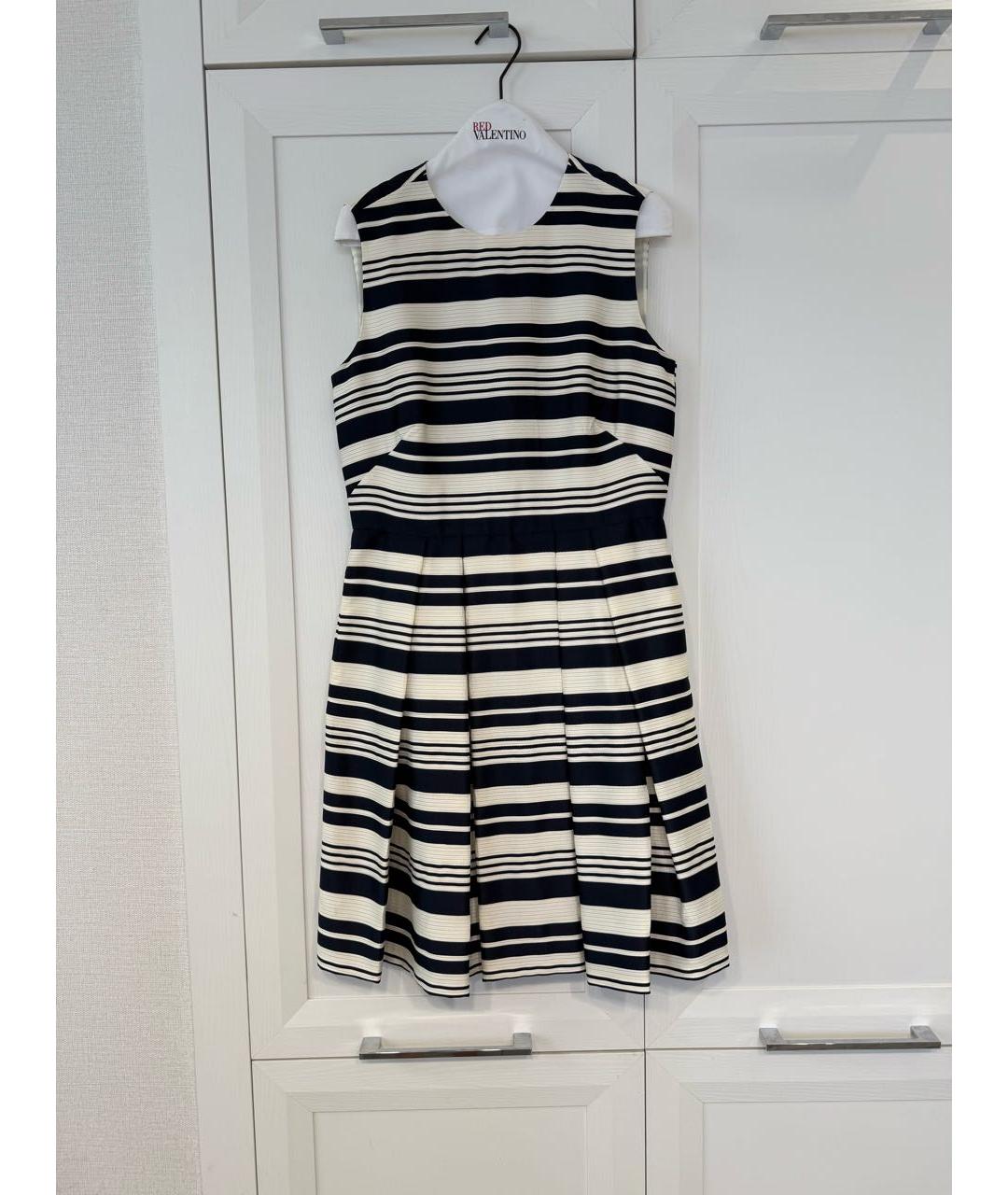 RED VALENTINO Белый вискозный сарафан, фото 7