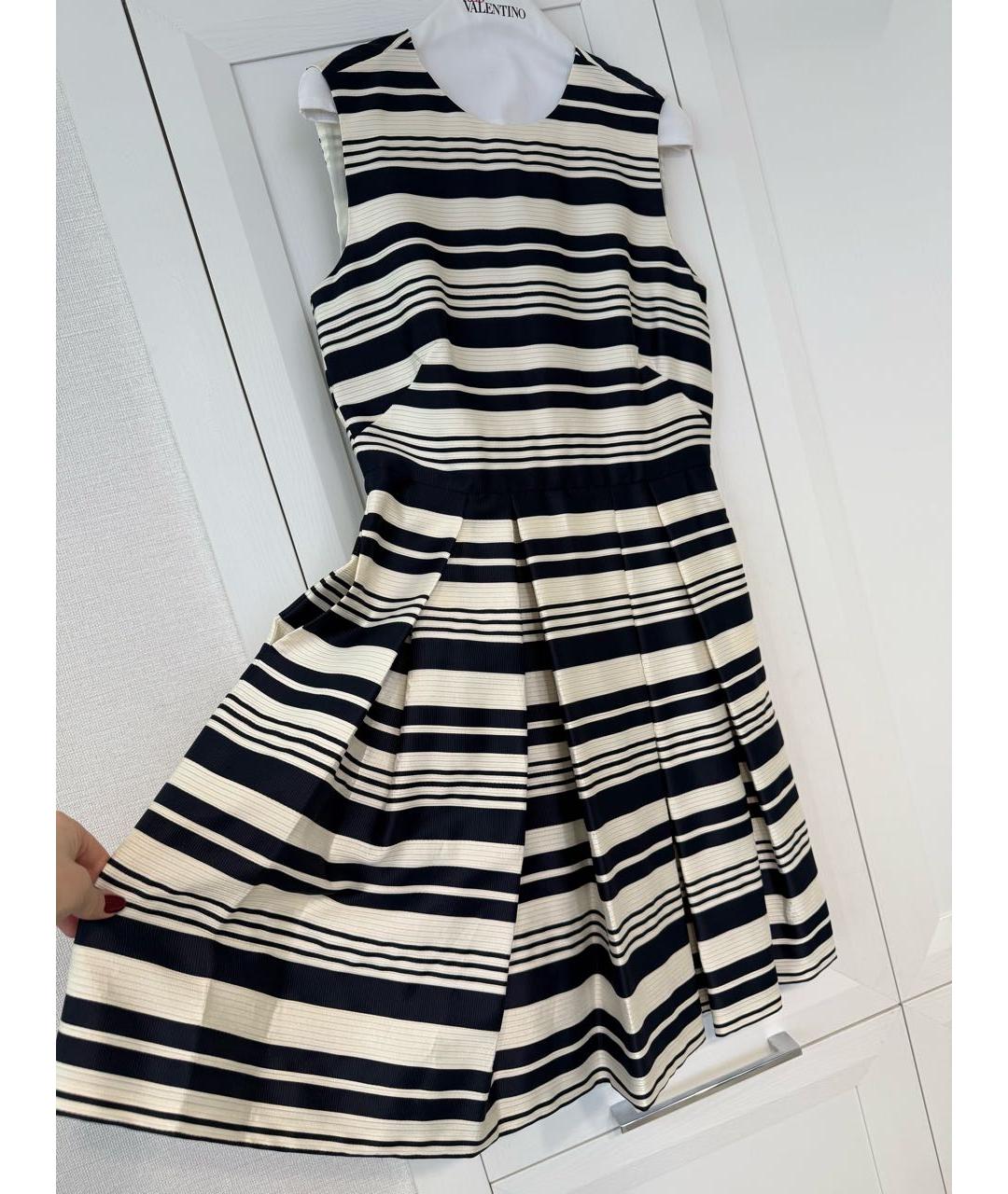 RED VALENTINO Белый вискозный сарафан, фото 3