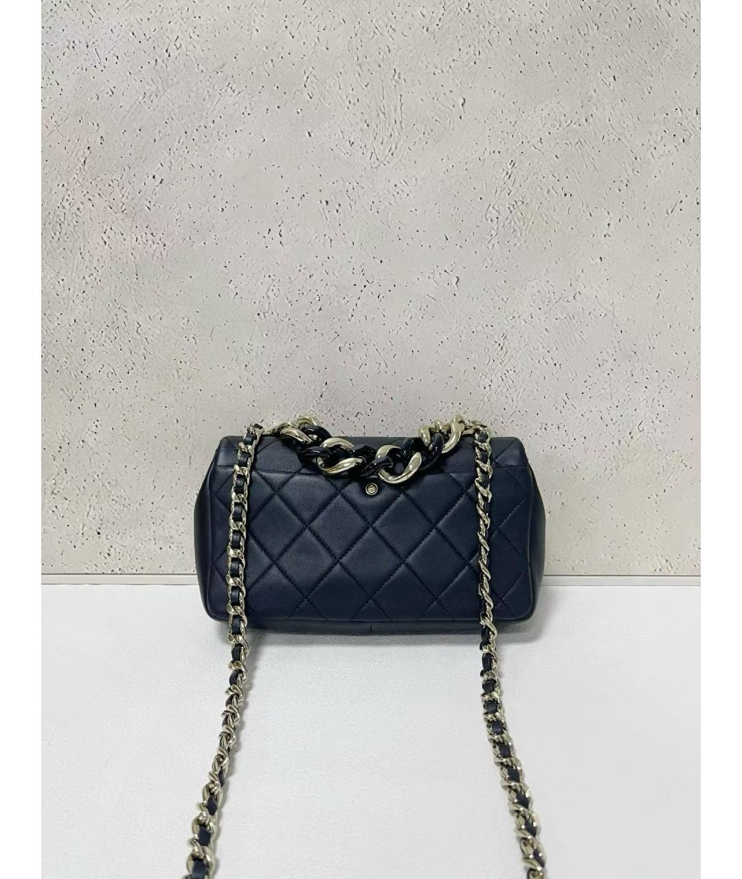 CHANEL Черная кожаная сумка через плечо, фото 2