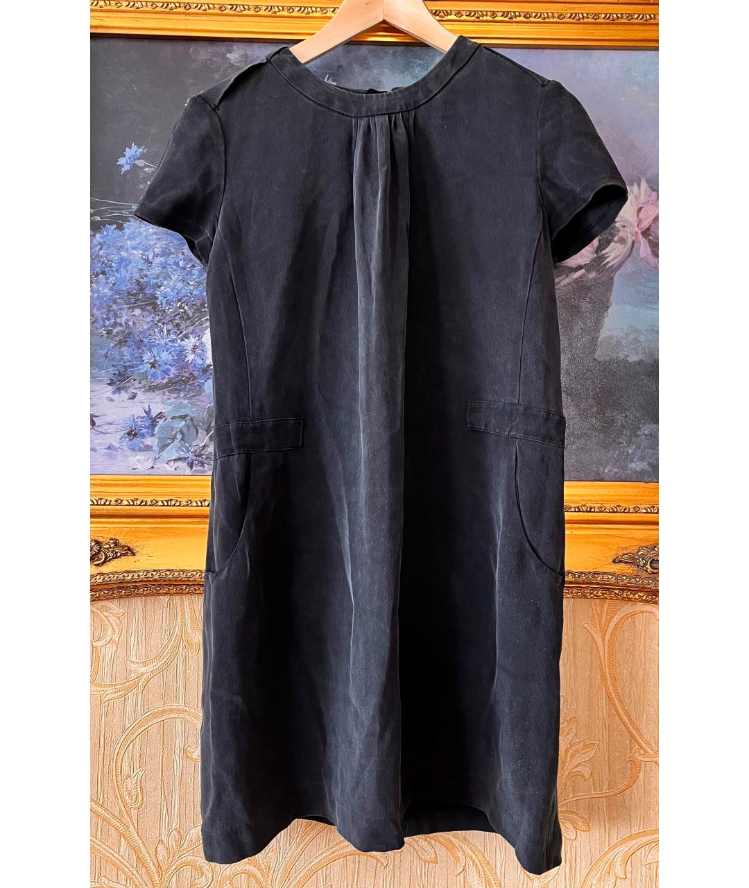 JOSEPH Зеленые шелковое повседневное платье, фото 8