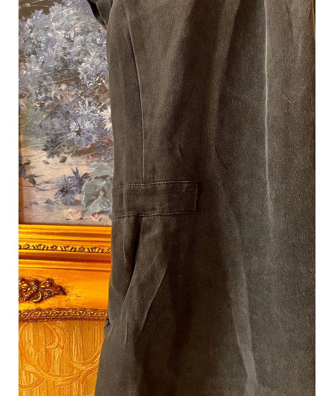 JOSEPH Зеленые шелковое повседневное платье, фото 4