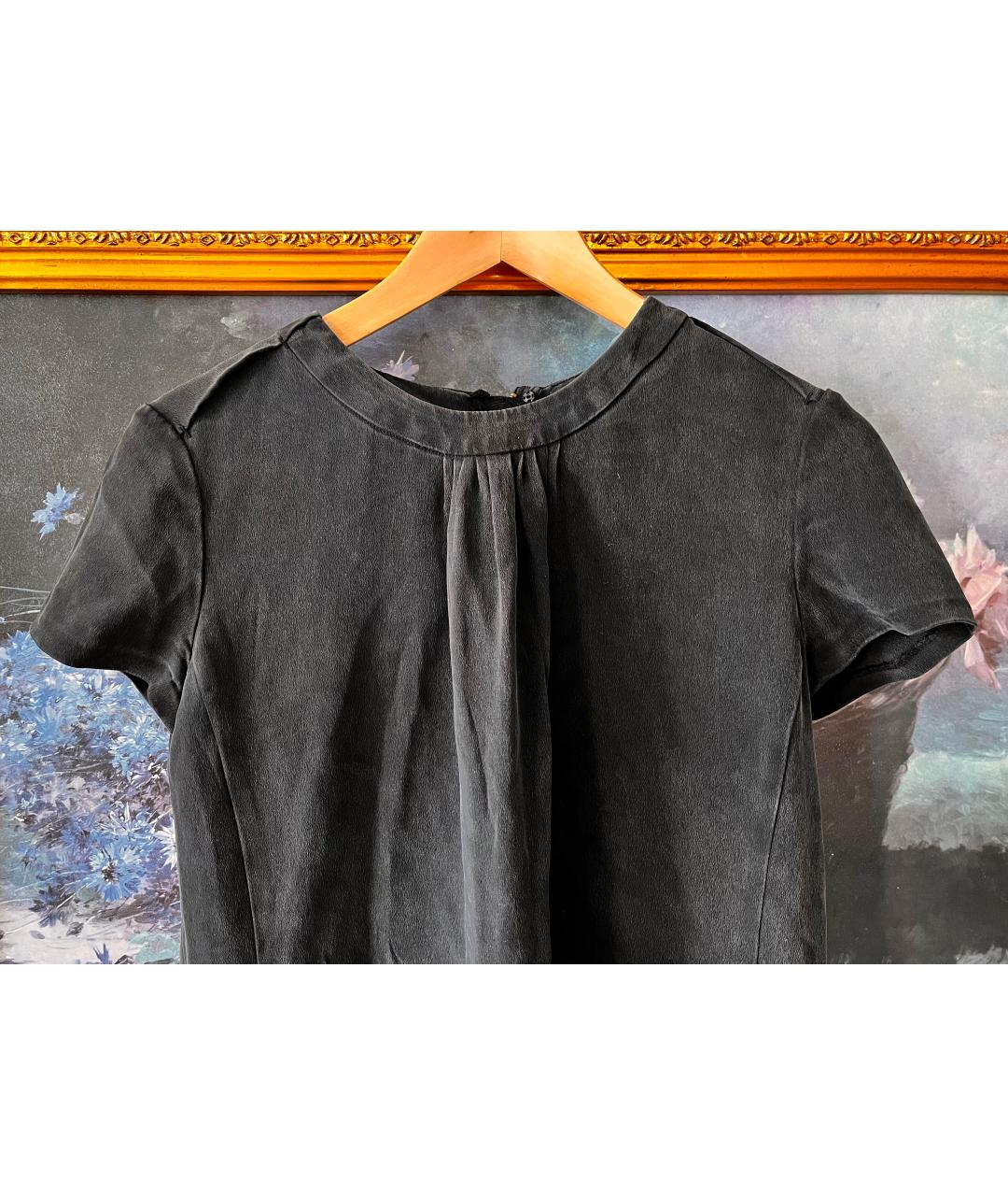 JOSEPH Зеленые шелковое повседневное платье, фото 2