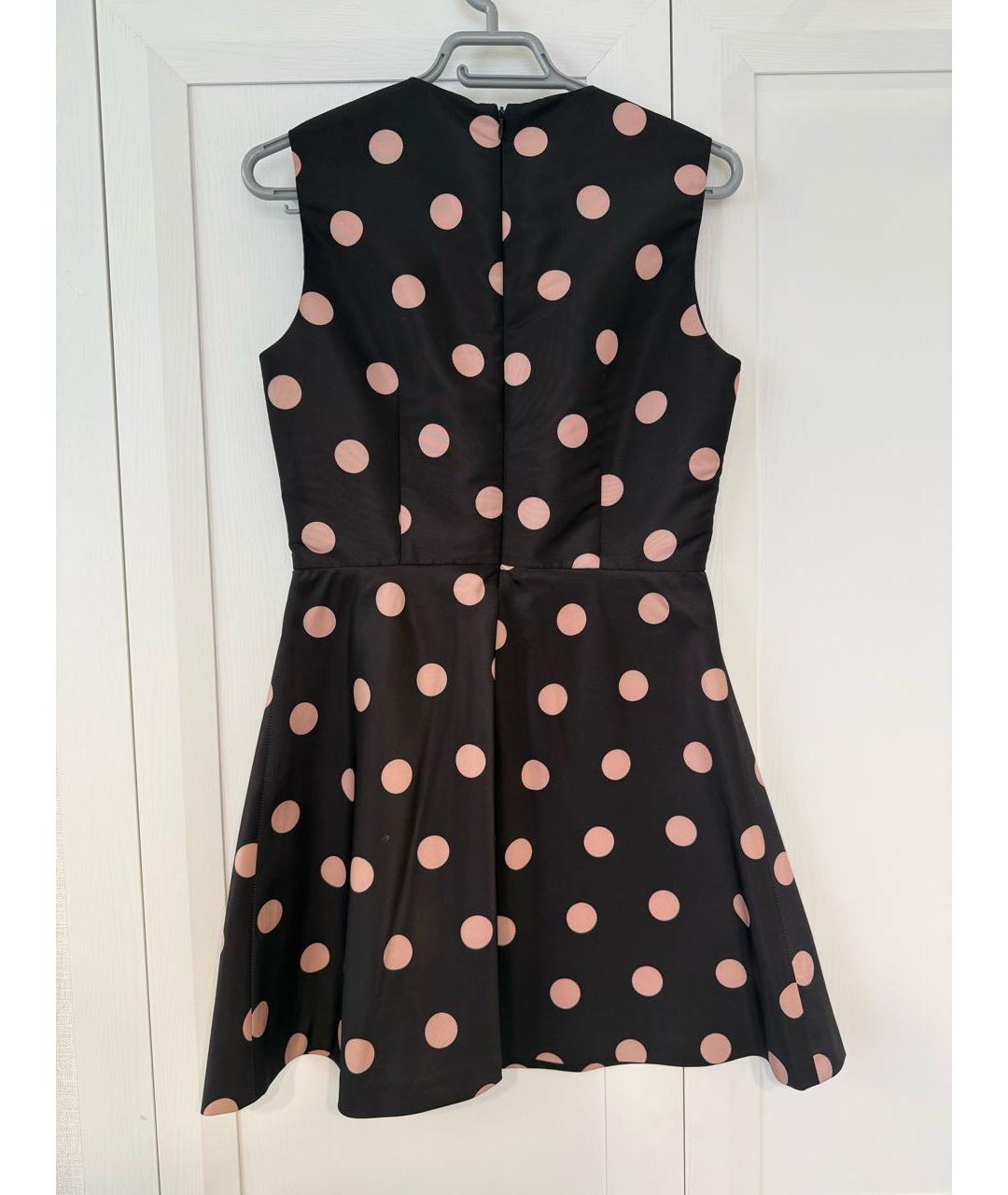 RED VALENTINO Черное полиэстеровое коктейльное платье, фото 2