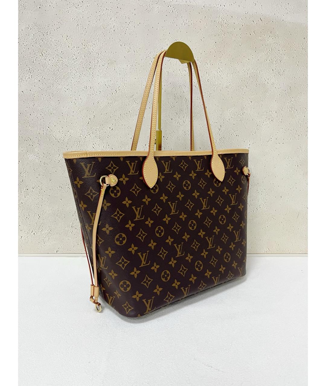 LOUIS VUITTON Коричневая сумка тоут, фото 4