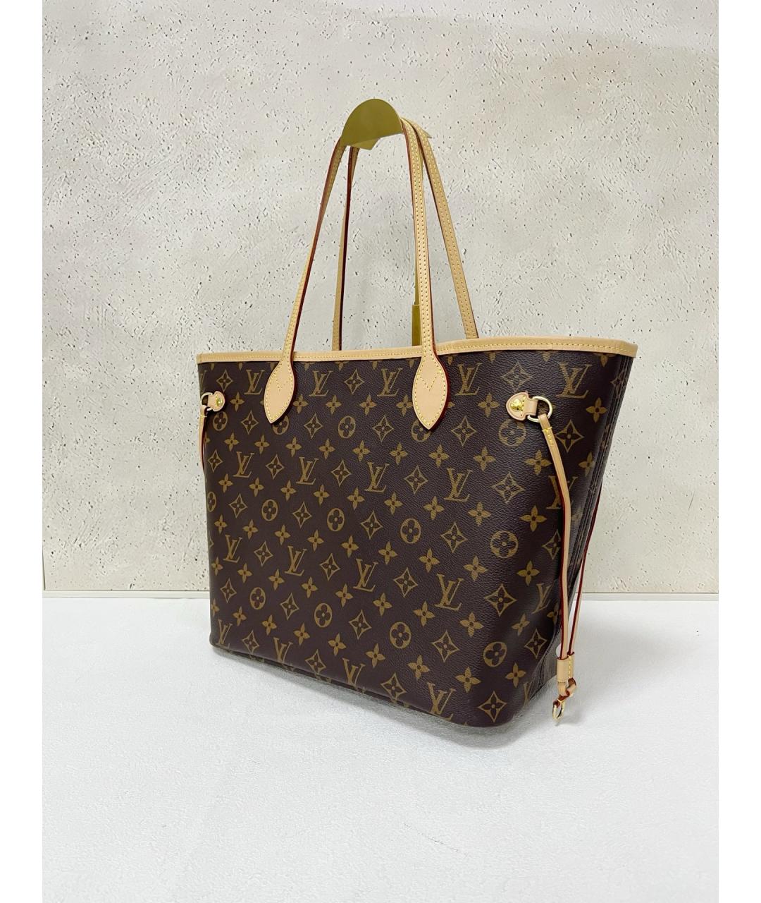 LOUIS VUITTON Коричневая сумка тоут, фото 3