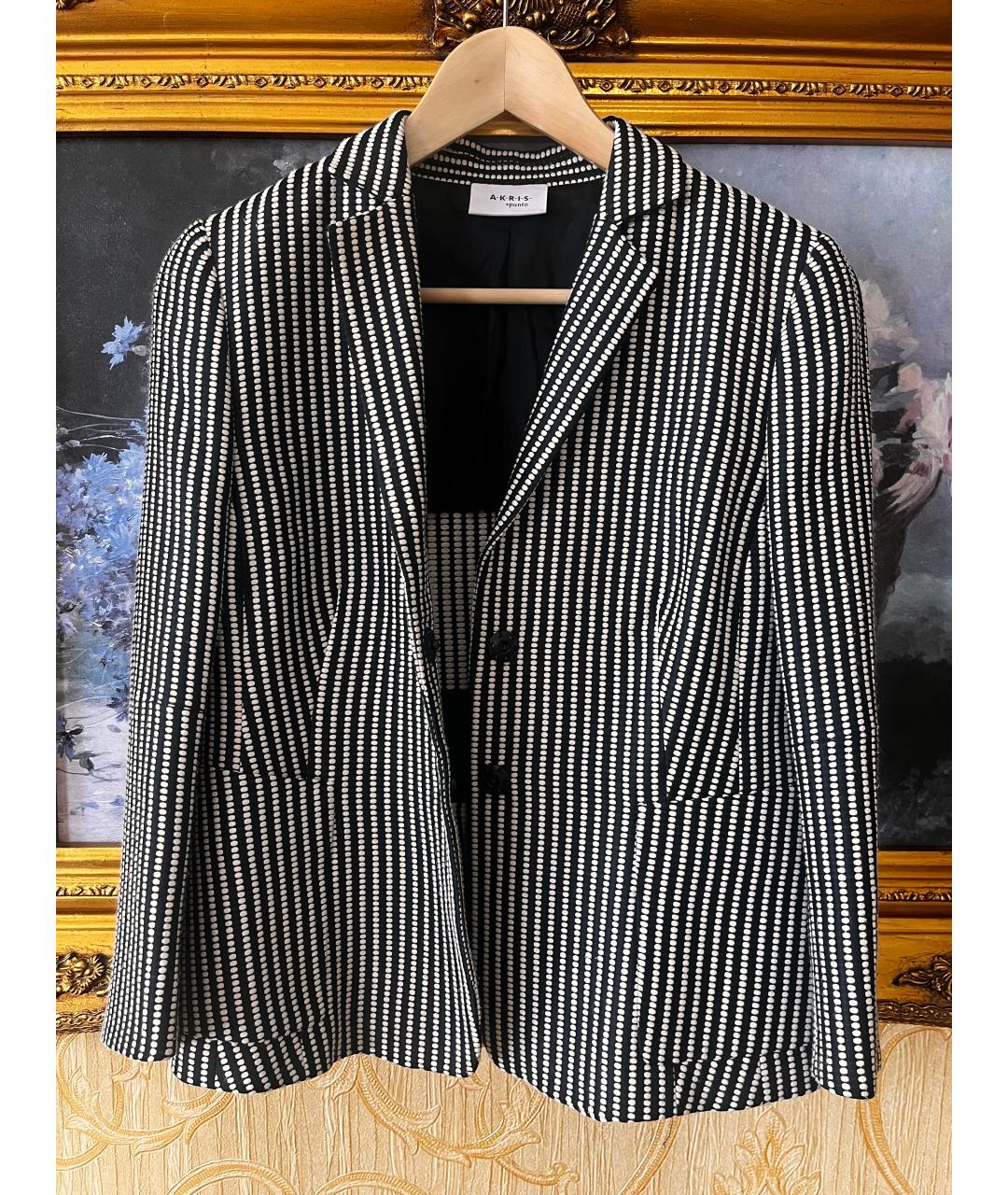 AKRIS Мульти хлопковый жакет/пиджак, фото 6