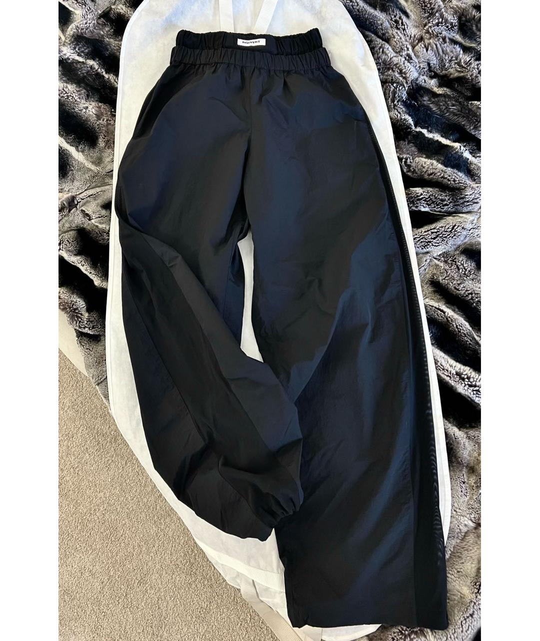 PERVERT Черные брюки широкие, фото 6