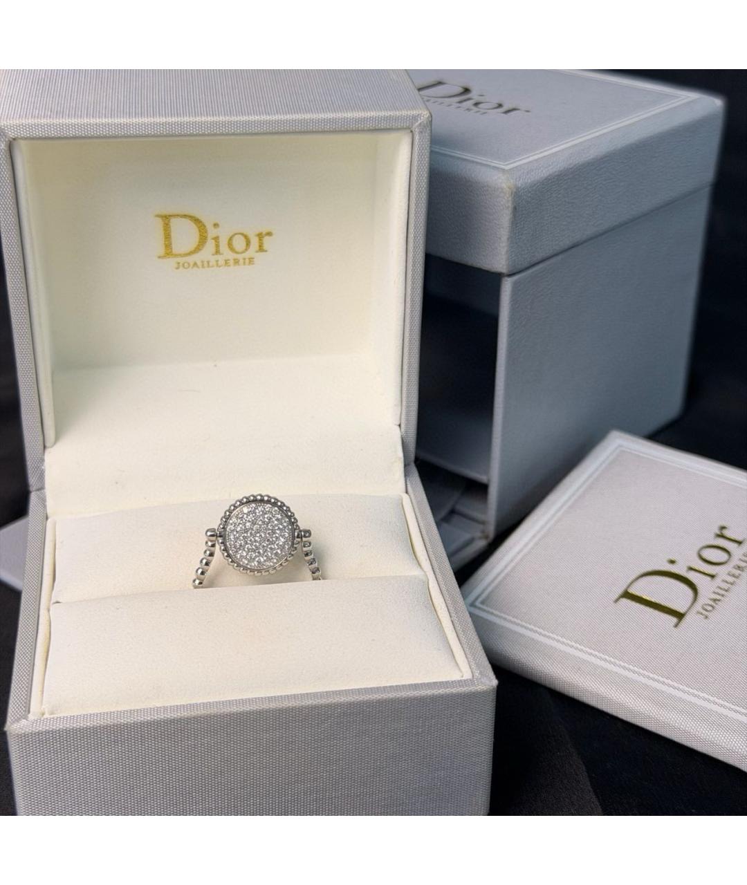 CHRISTIAN DIOR Серебряное кольцо из белого золота, фото 5