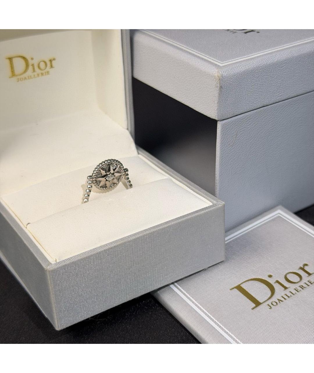 CHRISTIAN DIOR Серебряное кольцо из белого золота, фото 4