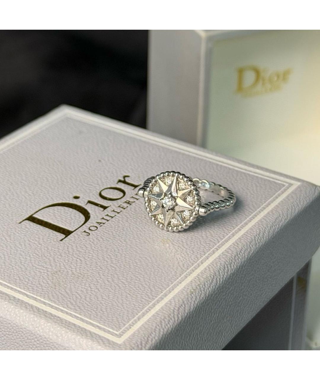 CHRISTIAN DIOR Серебряное кольцо из белого золота, фото 9