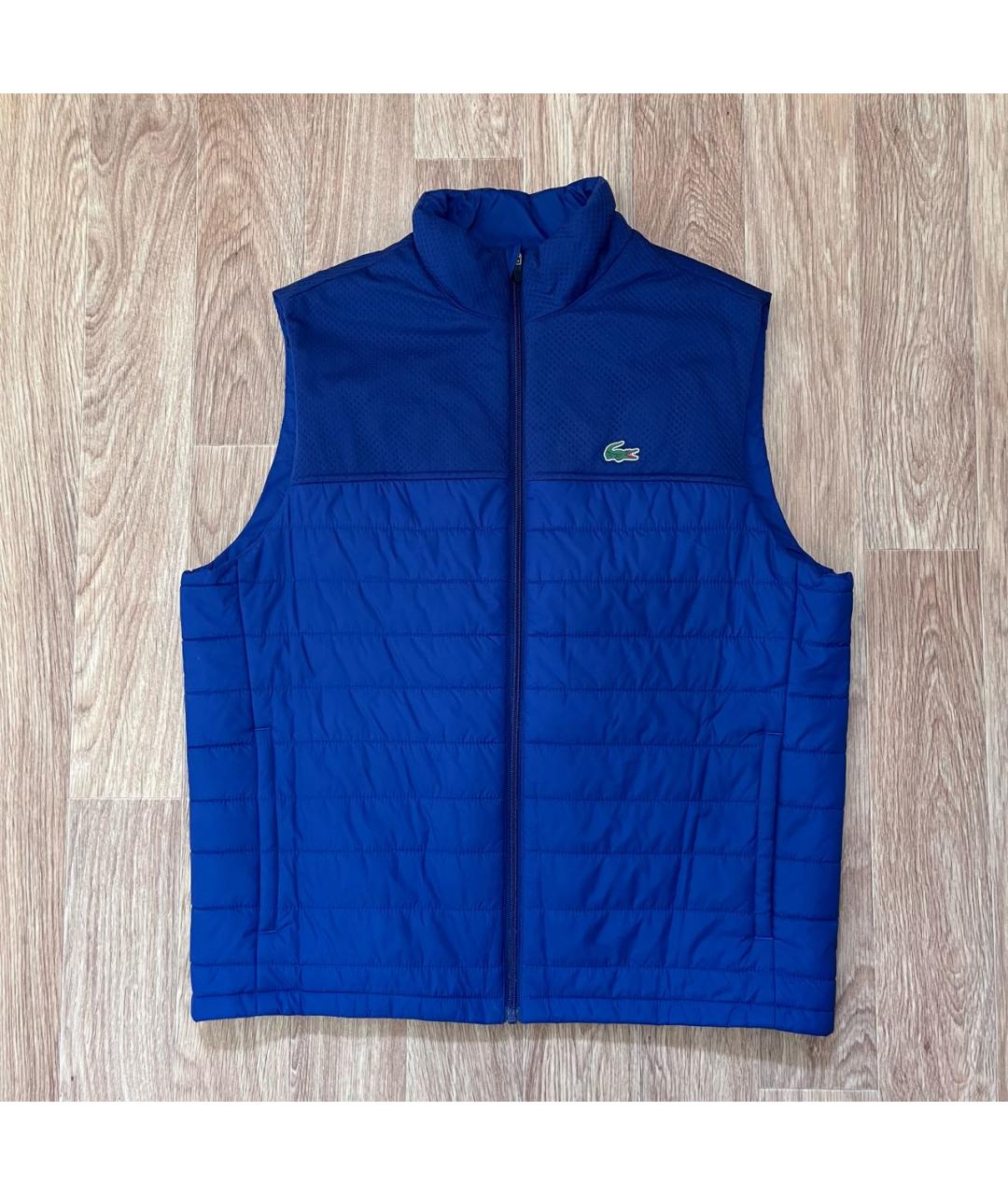 LACOSTE Синий полиэстеровый жилет, фото 6