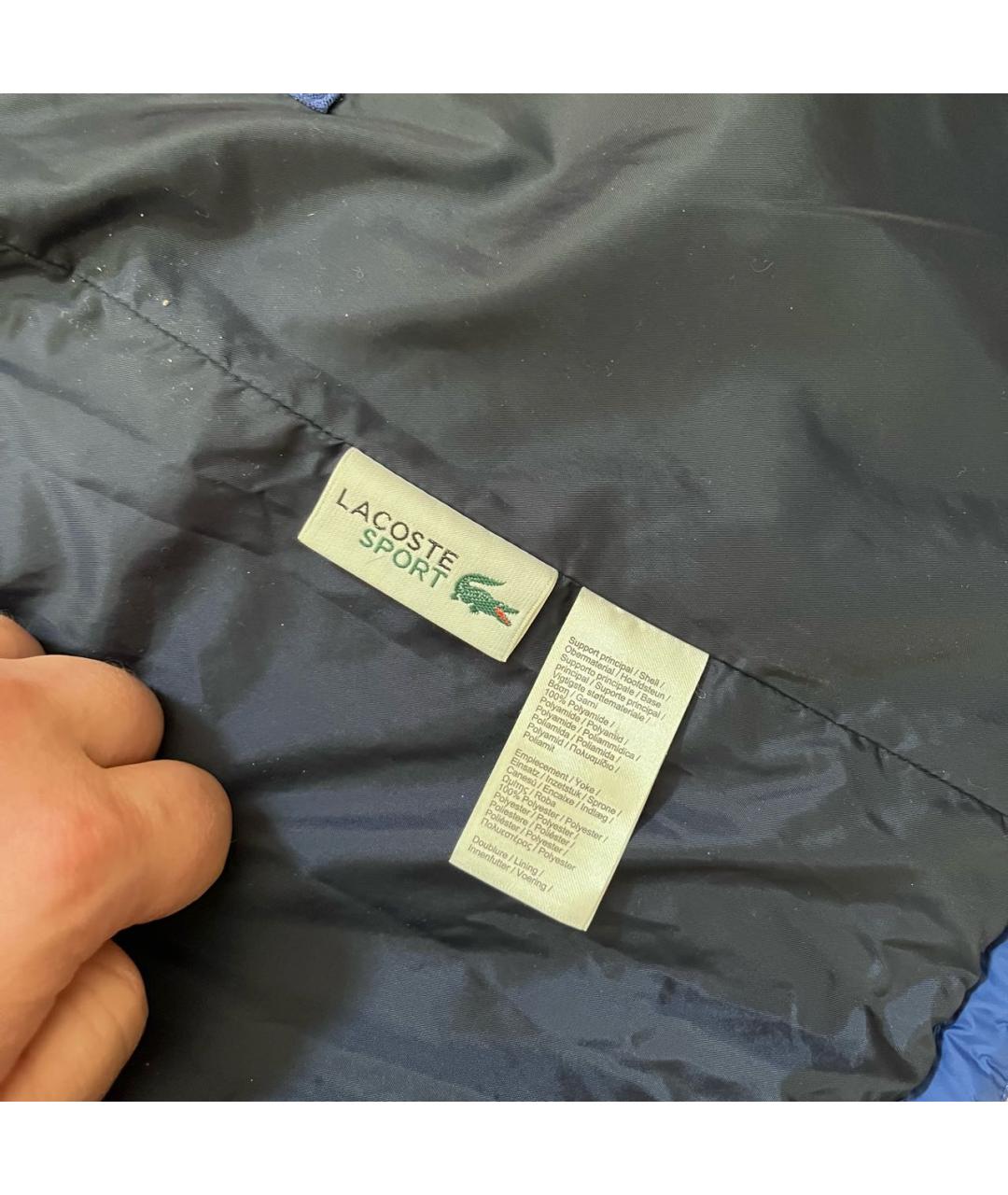 LACOSTE Синий полиэстеровый жилет, фото 5