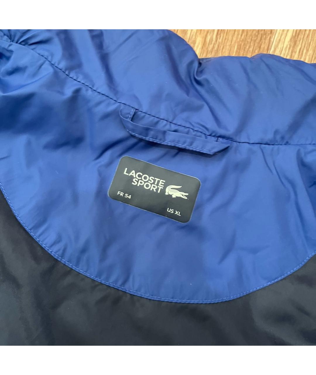 LACOSTE Синий полиэстеровый жилет, фото 3