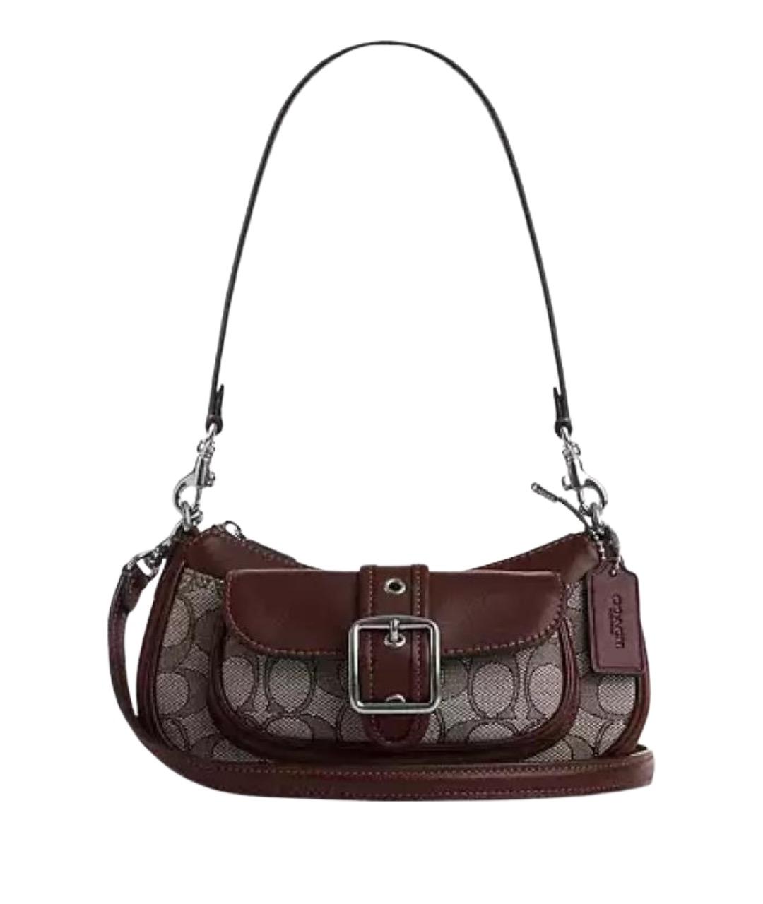 COACH Коричневая сумка через плечо, фото 1
