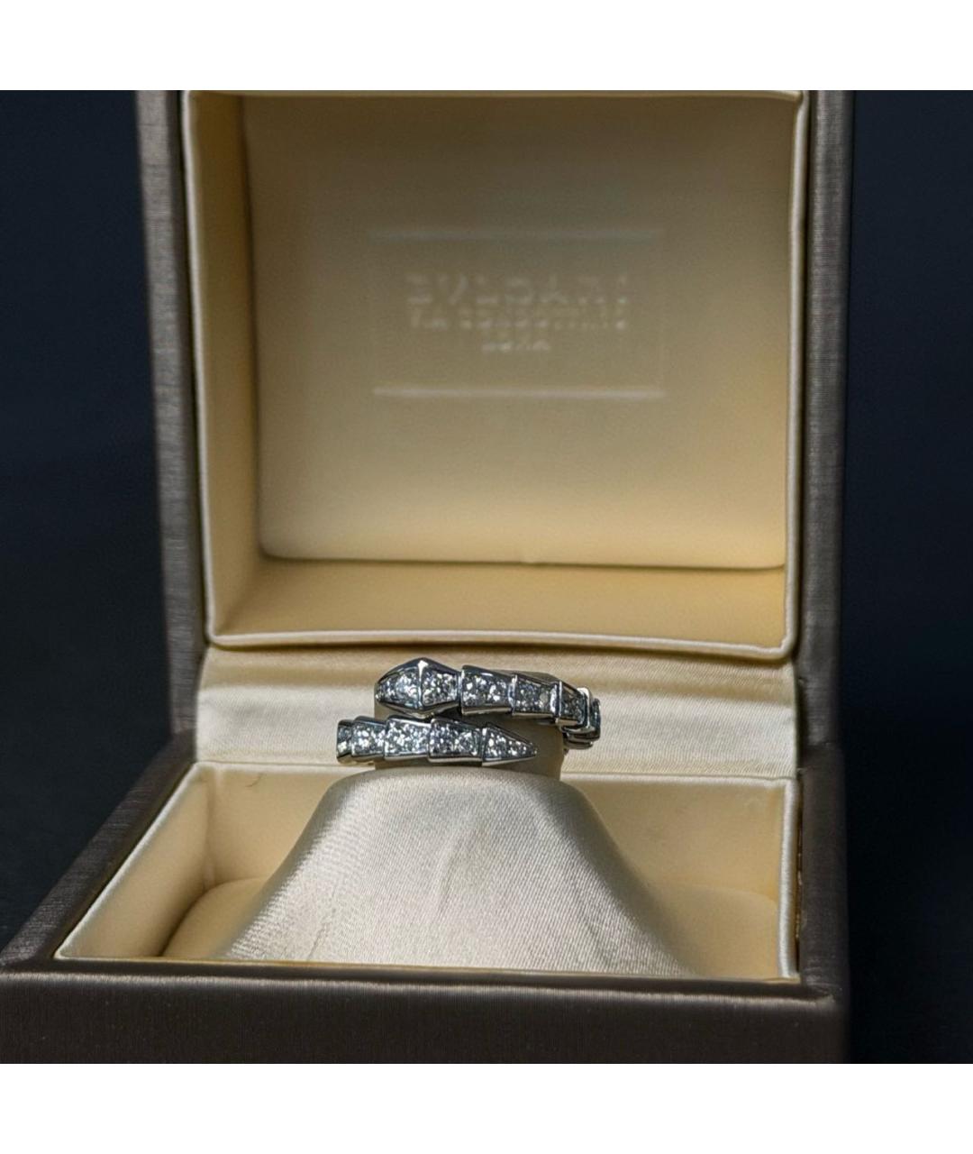 BVLGARI Серебряное кольцо из белого золота, фото 9