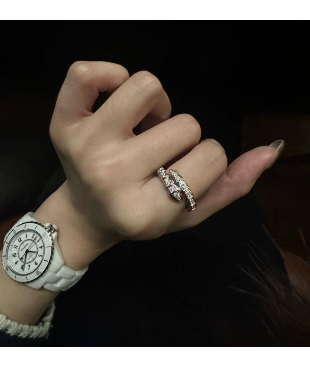 BVLGARI Серебряное кольцо из белого золота, фото 8