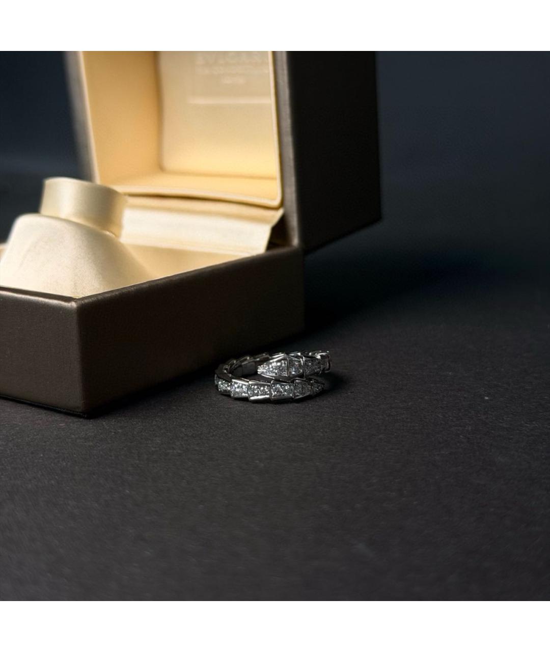 BVLGARI Серебряное кольцо из белого золота, фото 5