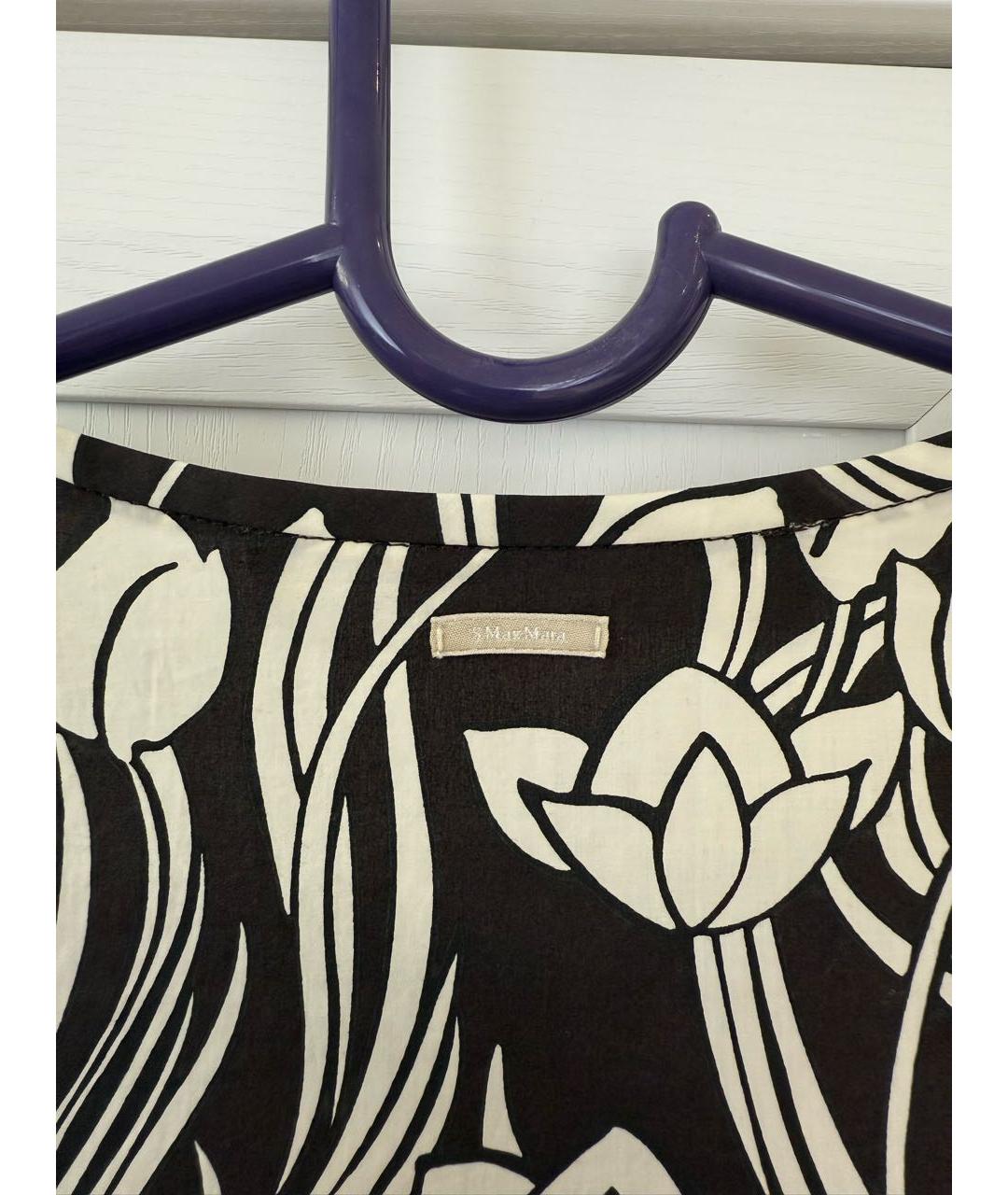 'S MAX MARA Коричневый хлопковый сарафан, фото 5