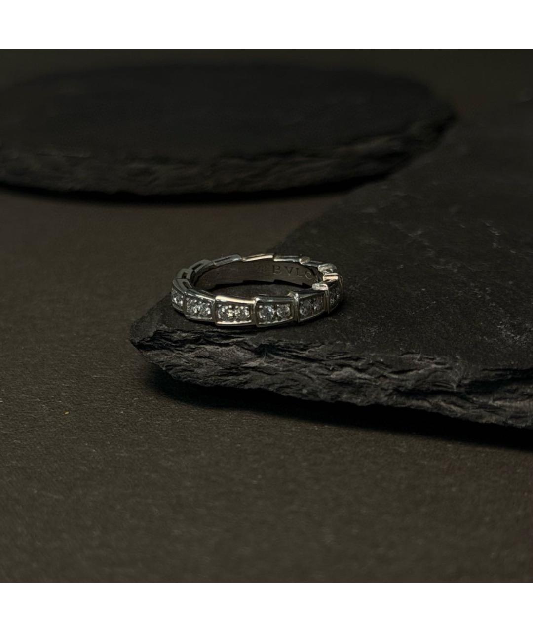 BVLGARI Серебряное кольцо из белого золота, фото 9