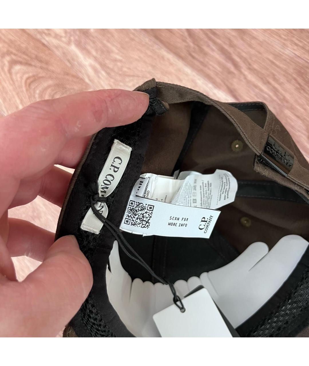 CP COMPANY Хаки хлопковая кепка/бейсболка, фото 4