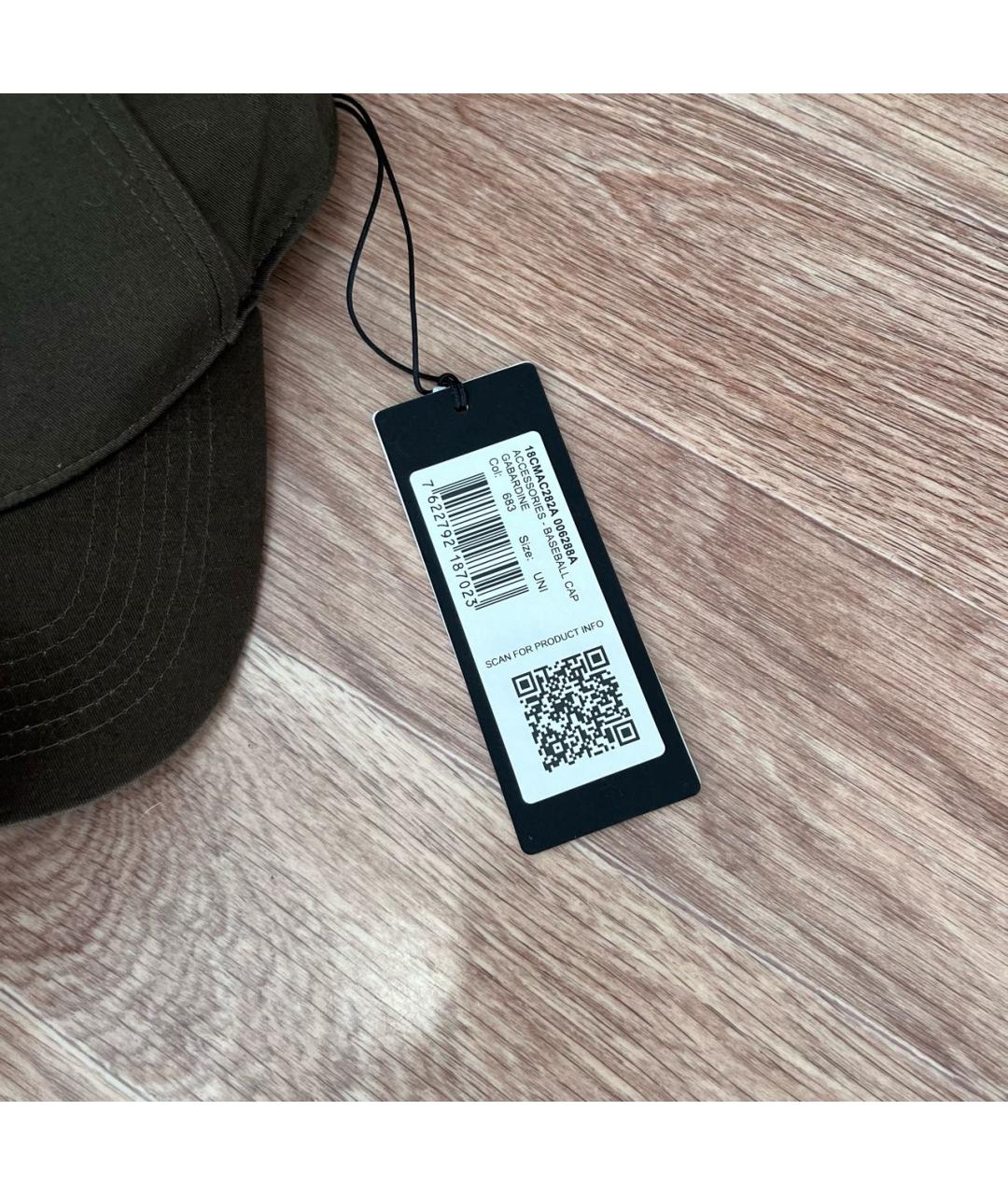 CP COMPANY Хаки хлопковая кепка/бейсболка, фото 5