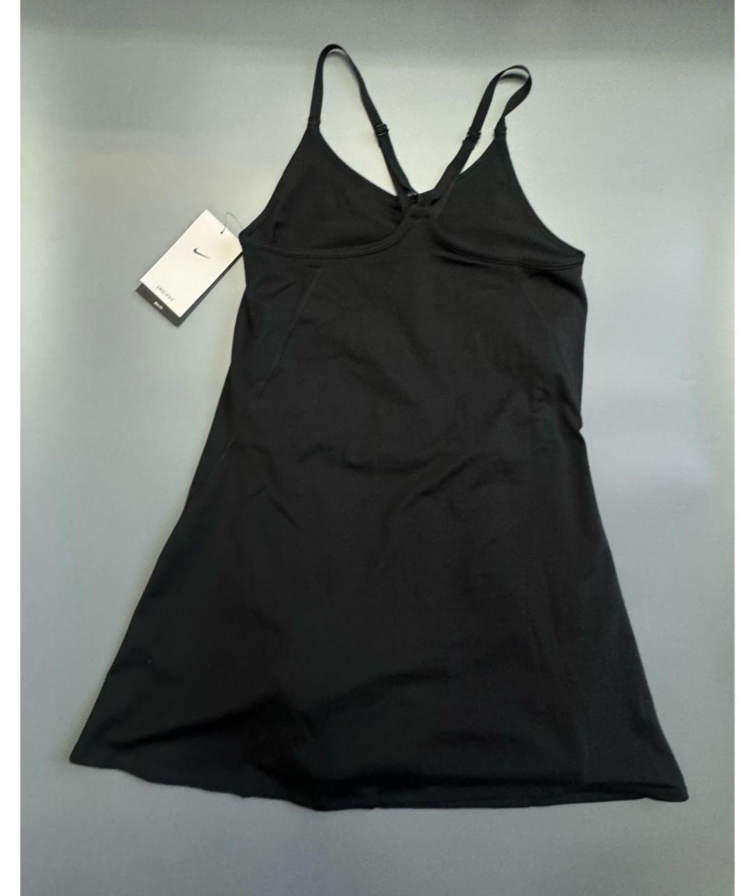 NIKE Черное полиэстеровое платье, фото 2