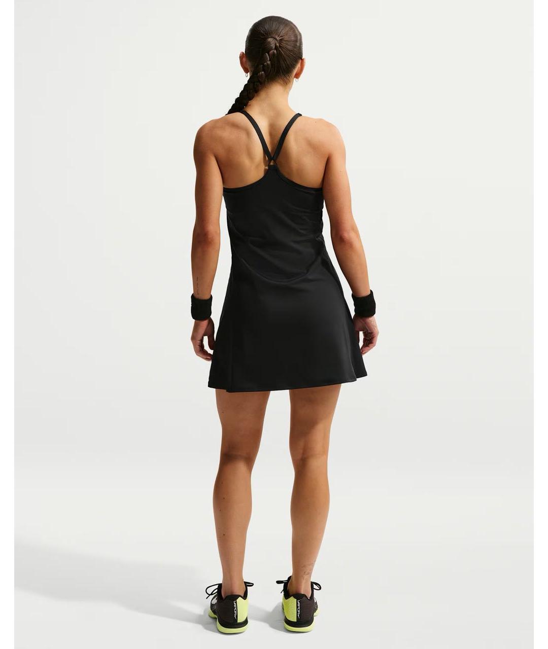 NIKE Черное полиэстеровое платье, фото 5